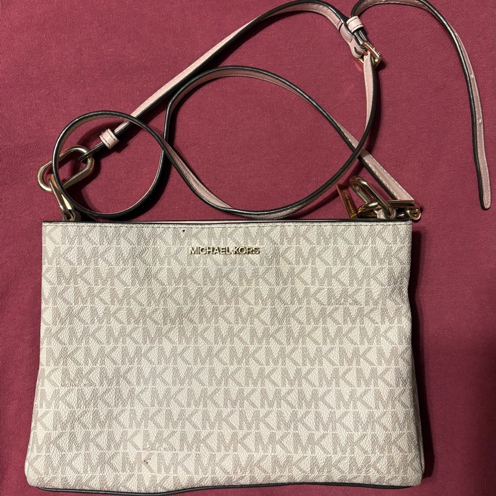 Michael Kors Beige Crossbody Bag